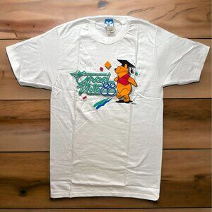 Vintage Disney Winnie the Pooh Grad Nite 1988 Graphic T-Shirt Medium with Tags